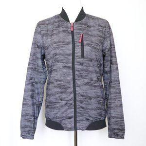 New Balance Gray Bomber Zip Jacket Small